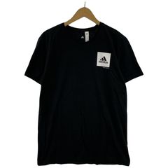 adidas アディダス プリント半袖Ｔシャツ size0/ブラック メンズ