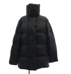 ユナイテッドアローズ UNITED ARROWS UWSC ショート ダウンコート 比翼仕立て スタンドカラー 38 黒 ブラック /MY ■OSのサムネイル