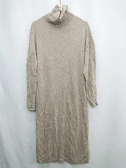 ◇ ⊇ BEAUTY&YOUTH UNITED ARROWS ハイネック 長袖 ロング丈 ワンピース サイズM ブラウン系 レディース E  【1503050015103】