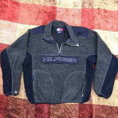 Ｍ　TOMMY HILFIGER フリース トミーヒルフィガー ボア アウター ジャケット　輸入　古着