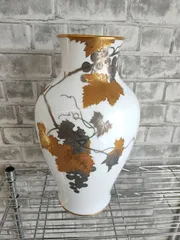 大倉陶園　葡萄　花瓶 美品] 大倉陶園 葡萄 ぶどう 花瓶 花入 27cm - メルカリ