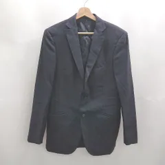 ◇ Θ green label relaxing グリーンレーベルリラクシング 無地 長袖 テーラードジャケット サイズ46 ネイビー系 メンズ E  【1506190013886】