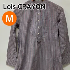 Lois CRAYON トップス 長袖 ロングシャツ M【CT983】 Lois CRAYON トップス 長袖 ロングシャツ M【CT983】