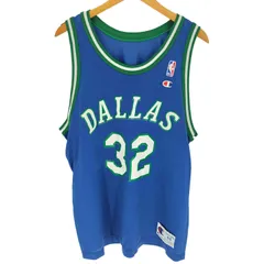チャンピオン Champion 90S DALLAS 32 バスケットボール チーム プリント ユニフォーム ゲームシャツ  メンズ US：44 