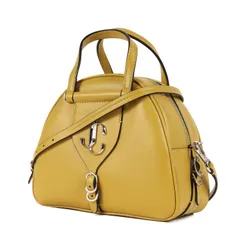 新品 JIMMY CHOO ジミーチュウ 2WAY カーフレザー ショルダー ボーリング バッグ (VARENNE BOWLING/S) / ハンドバッグ シトラス イタリア製 ブランド カバン【メンズ】のサムネイル