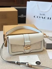 【今日特価】Coach Georgie Colorblock Rivet Messenger Bag - コーチ ジョージー カラーブロック リベット メッセンジャーバッグ～3way 多用性 ×モダンなデザインと実用性兼ね備え～送料無料-MM輸入2