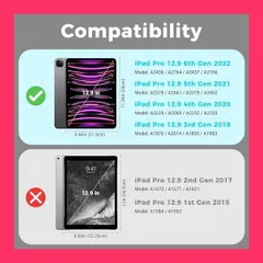 ProCase iPad Pro 12.9 ケース 第6/5/4/3世代に適用（