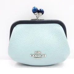 美品 COACH コーチ キスロック がま口 財布 コインケース