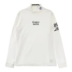 サイズ：1 PEARLY GATES パーリーゲイツ  ハイネック長袖Tシャツ  ホワイト系 [240101502509] ゴルフウェア レディース ストスト