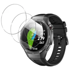 対応 HUAWEI WATCH GT5 Pro 46mm 用の フィルム Eguoer【3枚セット 】 HUAWEI WATCH GT5 Pro 46mm ガラスフィルム ?9H 表面硬度 保護フィルム 液晶 強化ガラス 液晶保護フィルム 硬度9H 飛散防止 