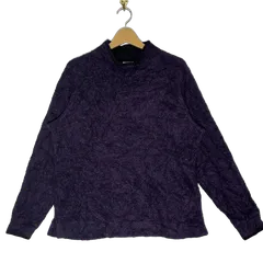 80's vintage 80年代 ヴィンテージ L.L.Bean エルエルビーン フリース プルオーバー ジャケット ライトアウター 長袖 シャツ USA製 Mサイズ パープル