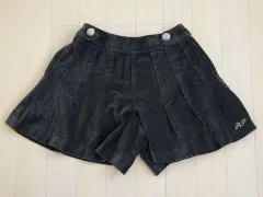 ポンポネットジュニア pom ponette junior アウトレット 子供服 女の子 S 約 140cm キュロット スカート グレー 茶色 起毛 防寒 秋 冬 ★3 ボトムス 冬服 ガールズ 女児 キッズ ジュニア 【中古】 ユーズド リサイクル