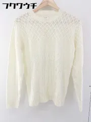 ◇ KRIFF MAYER クリフメイヤー ニット 長袖 セーター サイズM アイボリー系 メンズ 【中古】 【1106020006806】のサムネイル