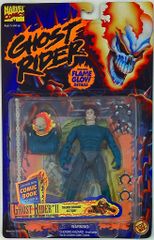 TOY BIZ GHOST RIDER GHOST RIDER II WITH GLOW-IN-THE-DARK FEATURES