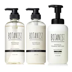 BOTANIST ボタニスト シャンプー トリートメント ボディーソープ 泡 3点セット モイスト × モイスト