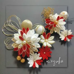 【つまみ細工・和玉髪飾り】和装/振袖/袴/卒業式/成人式/七五三/玉かんざし/ちりめん玉