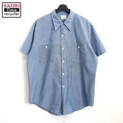 雰囲気抜群 80s USA製 BIGMAC シャンブレー シャツ ワーク 80's Big Mac シャンブレーシャツ☆ | 古着 通販 relddot