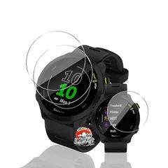 用 GARMIN(ガーミン) ForeAthlete 55 ガラスフィルム 保護フィルム 【3枚セット 国産AGC旭硝子素材】 用 GARMIN ForeAthlete 55 強化ガラス フィルム 高透過率 超薄型 用 ForeAthlete 55 液晶 保護