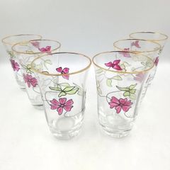 ADERIA　アデリア　石塚硝子　ロザート　 タンブラー 　ペアセット JS-409　ルーマニア　２個入×３箱セット　当時の商品　新品未使用