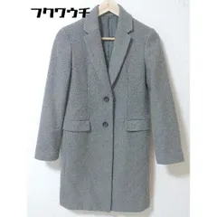 ■ COMME CA ISM コムサイズム   長袖 チェスター コート Sサイズ グレー レディース  【中古】 【1002798964532】