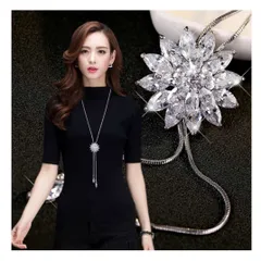 レディース ネックレス ペンダント ロング 素敵 キラキラ　豪華　パーティー　イベント　プレゼント