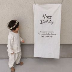 “即納”【送料無料】Birthday　タペストリー