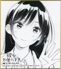 【中古】紙製品 水原千鶴 ミニ色紙 「PS4/Switchソフト 彼女、お借りします -水平線と水着の彼女-」 予約購入特典