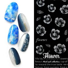 Free Shipping! Ultra-thin, transparent, flower-patterned gel nail art stickers for nail art. Perfect for DIY nail art. Perfect for decorating your nails. Flower-patterned nail art supplies. Nail art accessories, gel nails, nail art parts, and more. Nail Studio [Flower Nail Stickers]