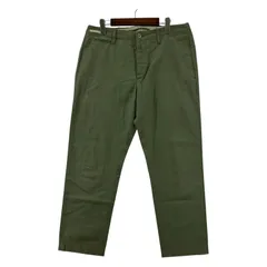 YCHAI イカイ コットン トラウザーパンツ size32/オリーブ