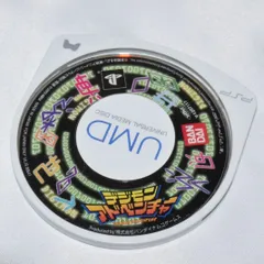 デジモンアドベンチャー PSPソフト プレイステーションポータブル ケース無し ソフトのみ PSP