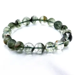 グリーンガーデンファントムクォーツ　9ｍｍブレスレット [NO.1]