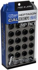 ２００系ハイエース　ホイールナットSET　２４Ｐ  　４０mm　クロモリ鋼　CM435　鍛造　ヘプタゴンキャリバー24　Heptagon Caliber 24　協永産業　KYOEI