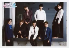 【中古】生写真(男性) 超特急/集合(7人)/横型・全身・膝上・衣装白・黒・青・紫・ユーキしゃがみ/「BULLET TRAIN ARENA TOUR 2017-2018 the end for beginning」生写真セット 第35弾