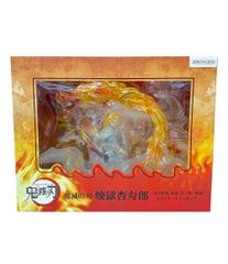 미품 ANIPLEX 귀멸의 칼날 피규어 연옥 안수로 불꽃의 호흡 오의 구노형·연옥 1/8