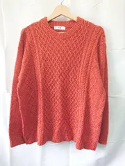 ◇ ⊆ Discoat ディスコート 長袖 ニット セーター サイズM レッド系 レディース E  【1507160007935】
