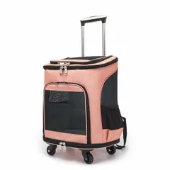 ペットキャリーバッグ ペットキャリー 猫犬 リュック カート キャリーリュック キャスター付き