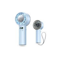 携帯扇風機 ハンディファン 【2025年モデル & -25℃瞬間冷却】 冷感プレート 手持ち扇風機 ミニファン 12枚羽根 6000mAh大容量 軽量 強力 静音 1～100無階段風量 USB-C充電式 卓上扇風機 小型 ポータブル 冷却 ストラップ付き  1