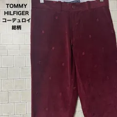 TOMMY HILFIGER  コーデュロイパンツ 総柄 30×32  SLIM FIT