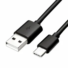 USB2.0 Type-Cケーブル 《1m》 《ブラック》 2A急速充電 データ転送対応 USB A to Type-C 充電ケーブル[定形外郵便、送料無料]mer002