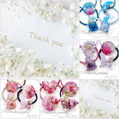 No.233♡ボタニカル かすみ草 ハンドメイド ドライフラワー レジン