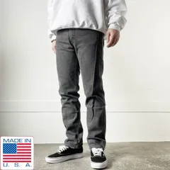 実寸レングス29 1994年製 USA製 リーバイス305 40505 先染めブラック ジーンズ 実寸W31 黒 505 ジーパン 90s ビンテージ  D148-21-0024ZTW