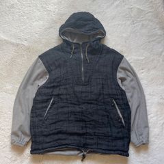 刺し子柿渋フーディー パーカー襤褸ハンドメイド古布リメイク - メルカリ