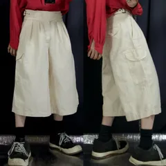 Late00s~Early10s Banana Republic Cotton×Linen Cropped Gurkha Hakama pants