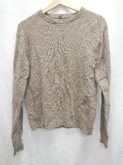 ◇ 無印良品 ウール100% 長袖 ニット セーター サイズM ブラウン系 レディース P  【1407260014591】