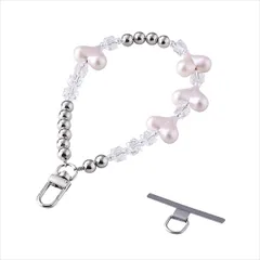 【新品・7営業日以内発送】エレコム ELECOM P-STHBEHPN スマホストラップ ハートビーズ ピンク PSTHBEHPN【沖縄離島販売不可】