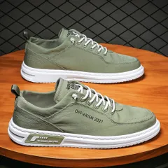 ☆ グリーン ☆ 41(25.5cm) ☆ メンズ スニーカー pmycmenshoes01 カジュアルシューズ メンズ 5cm スニーカー 厚底靴 厚底 インヒールスニーカー インヒール 厚底スニーカー 底上げ靴 厚底ヒール 靴 ローカット 紳士靴 男性のサムネイル