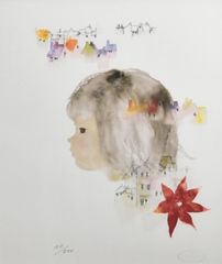 田崎広助 「箱根の富士」 風景画 油彩 6号 巨匠 鑑定書 絵画