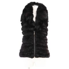 CELINE セリーヌ トリオンフ ファースライド 美品】セリーヌ トリオンフ オープン スライド ファー サンダル
