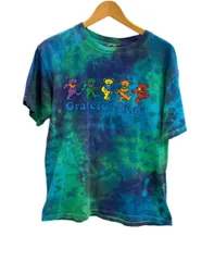 バンド band 00's anvil Grateful Dead Dancing Bear グレイトフルデッド デッドベア ダンシングベア タイダイ - Tシャツ マルチカラー 101MT-4308