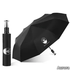 新品 箱付き マセラティ 長傘 傘 持ち手木製 限定 レア 雨具